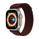 Kalebol 알라인 나일론 루프 시계 밴드, 애플 워치 46mm / 49mm / 45mm / 44mm용, 애플 워치 42mm / 41mm / 40mm / 38mm용