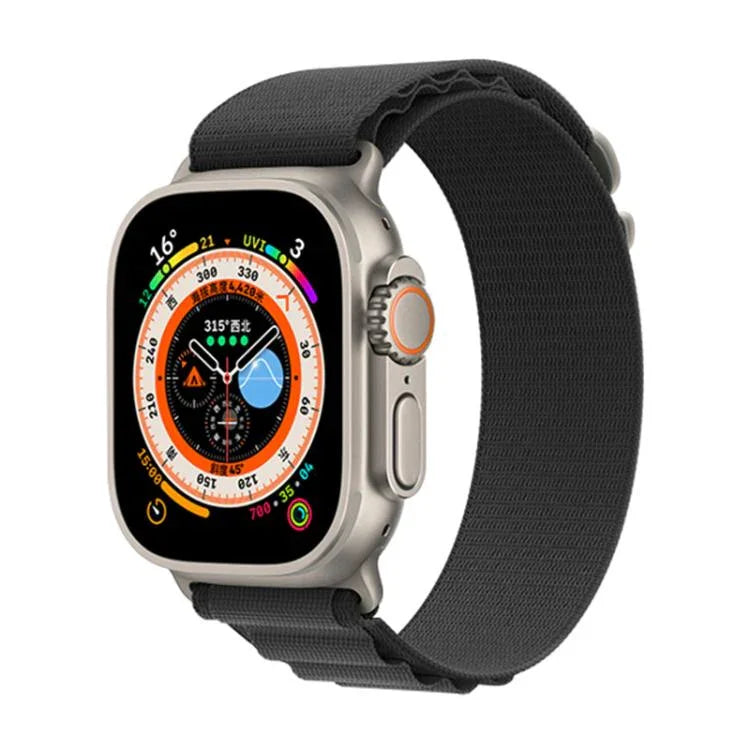Kalebol 알라인 나일론 루프 시계 밴드, 애플 워치 46mm / 49mm / 45mm / 44mm용, 애플 워치 42mm / 41mm / 40mm / 38mm용