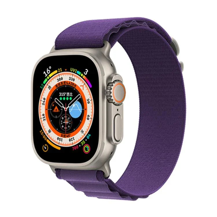 Kalebol 알라인 나일론 루프 시계 밴드, 애플 워치 46mm / 49mm / 45mm / 44mm용, 애플 워치 42mm / 41mm / 40mm / 38mm용