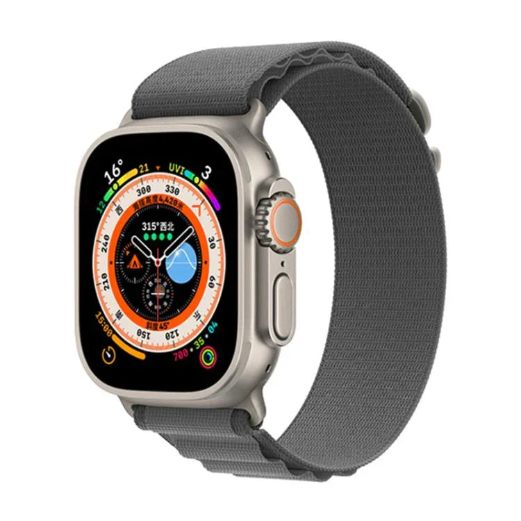 Kalebol 알라인 나일론 루프 시계 밴드, 애플 워치 46mm / 49mm / 45mm / 44mm용, 애플 워치 42mm / 41mm / 40mm / 38mm용