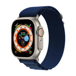 Kalebol 알라인 나일론 루프 시계 밴드, 애플 워치 46mm / 49mm / 45mm / 44mm용, 애플 워치 42mm / 41mm / 40mm / 38mm용