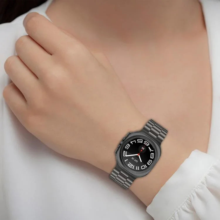 Kalebol 3비즈 스틸 시계줄, 삼성 갤럭시 워치 Ultra 47mm / Ultra 2025용