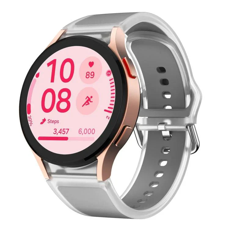 칼레볼 글레이셔 투명 실리콘 시계줄, 삼성 갤럭시 워치 7 / 6 / 5 / 4용