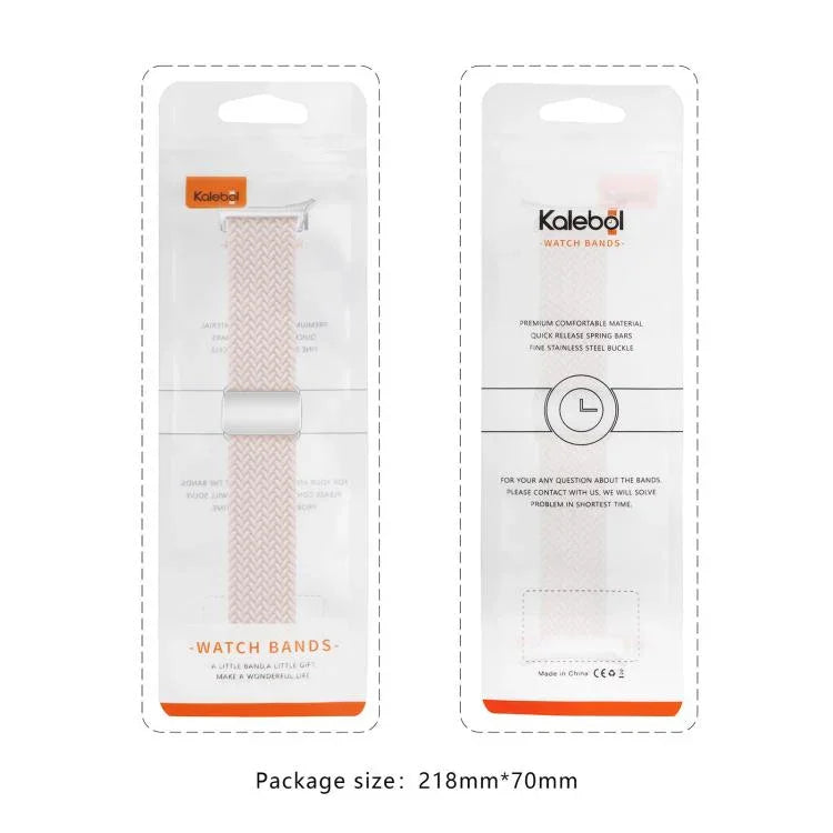 칼레볼 브레이디드 루프 마그네틱 블랙 버클 시계줄, 삼성 갤럭시 워치 울트라 47mm / 울트라 2025용