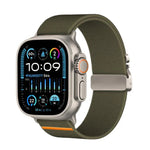 Kalebol Parachute Buckle Elastic Nylon Watch Band, For Apple Watch 46mm / 49mm / 45mm / 44mm, For Apple Watch 42mm / 41mm / 40mm / 38mm