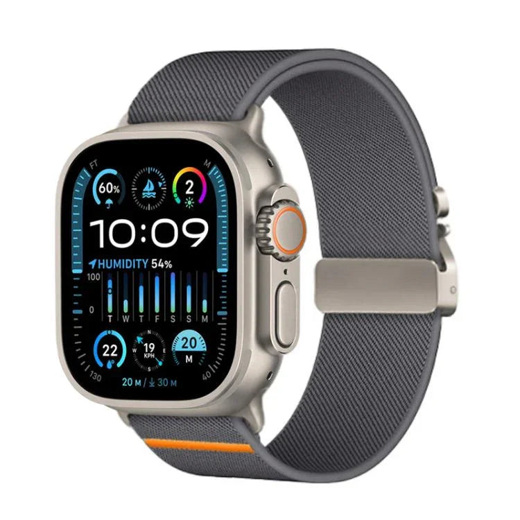 Kalebol Parachute Buckle Elastic Nylon Watch Band, For Apple Watch 46mm / 49mm / 45mm / 44mm, For Apple Watch 42mm / 41mm / 40mm / 38mm