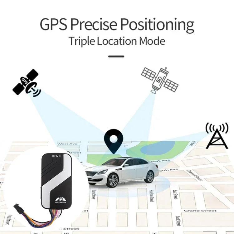 TK403D 자동차 4G GPS 블루투스 위성 위치 추적기, 원격 제어 포함, TK403D