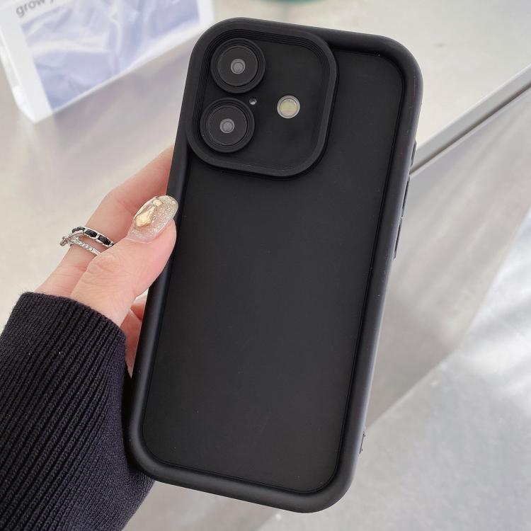 Shockproof Frame Frosted Precise Hole TPU Phone Case, For iPhone 16 Pro, For iPhone 16 Plus, For iPhone 16, For iPhone 15 Pro Max, For iPhone 15 Pro, For iPhone 15 Plus