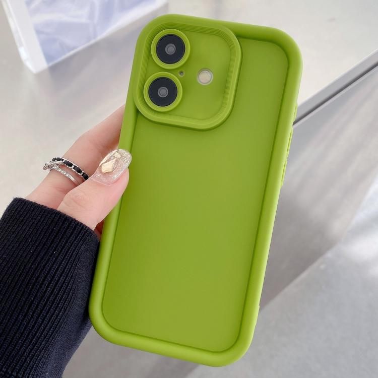 Shockproof Frame Frosted Precise Hole TPU Phone Case, For iPhone 16 Pro, For iPhone 16 Plus, For iPhone 16, For iPhone 15 Pro Max, For iPhone 15 Pro, For iPhone 15 Plus