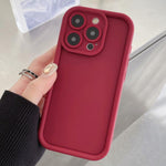 Shockproof Frame Frosted Precise Hole TPU Phone Case, For iPhone 16 Pro, For iPhone 16 Plus, For iPhone 16, For iPhone 15 Pro Max, For iPhone 15 Pro, For iPhone 15 Plus