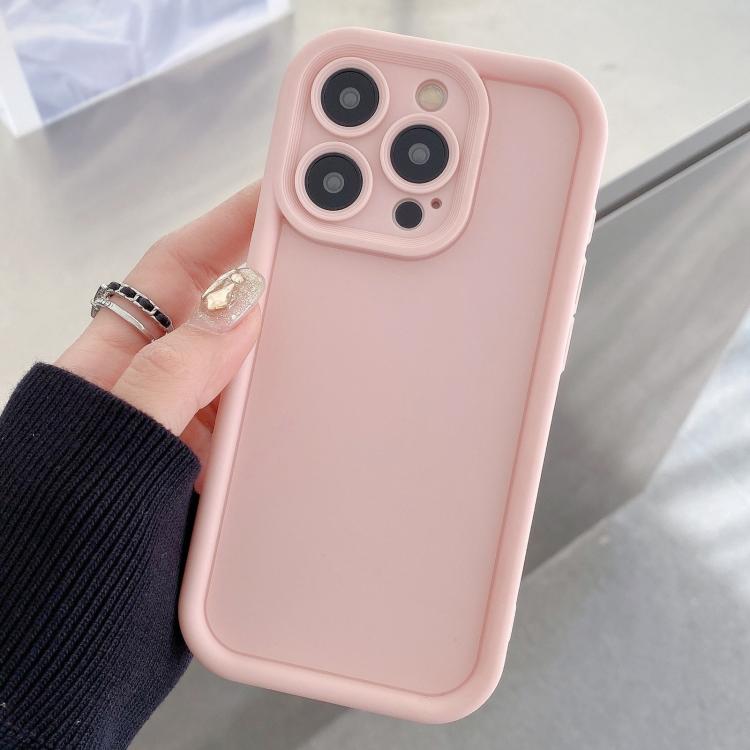 Shockproof Frame Frosted Precise Hole TPU Phone Case, For iPhone 16 Pro, For iPhone 16 Plus, For iPhone 16, For iPhone 15 Pro Max, For iPhone 15 Pro, For iPhone 15 Plus