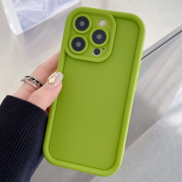 Shockproof Frame Frosted Precise Hole TPU Phone Case, For iPhone 16 Pro, For iPhone 16 Plus, For iPhone 16, For iPhone 15 Pro Max, For iPhone 15 Pro, For iPhone 15 Plus