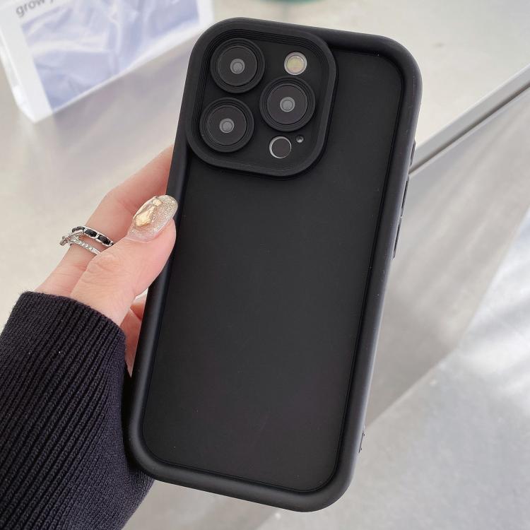 Shockproof Frame Frosted Precise Hole TPU Phone Case, For iPhone 16 Pro, For iPhone 16 Plus, For iPhone 16, For iPhone 15 Pro Max, For iPhone 15 Pro, For iPhone 15 Plus