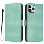 라인 스플라이싱 버클 레트로 가죽 휴대폰 케이스, iPhone 11 Pro Max용, iPhone 11용, iPhone 11 Pro용, iPhone X / XS용, iPhone XR용, iPhone XS Max용