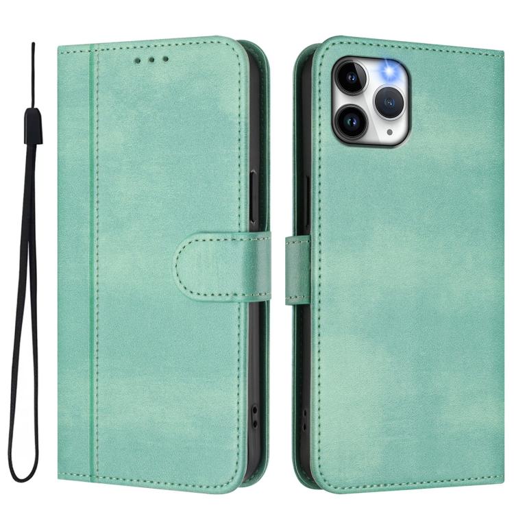 라인 스플라이싱 버클 레트로 가죽 휴대폰 케이스, iPhone 11 Pro Max용, iPhone 11용, iPhone 11 Pro용, iPhone X / XS용, iPhone XR용, iPhone XS Max용