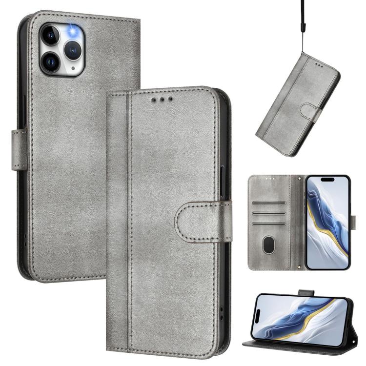 라인 스플라이싱 버클 레트로 가죽 휴대폰 케이스, iPhone 11 Pro Max용, iPhone 11용, iPhone 11 Pro용, iPhone X / XS용, iPhone XR용, iPhone XS Max용