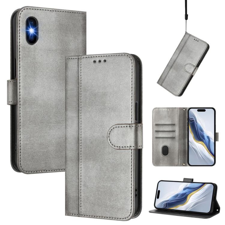 라인 스플라이싱 버클 레트로 가죽 휴대폰 케이스, iPhone 11 Pro Max용, iPhone 11용, iPhone 11 Pro용, iPhone X / XS용, iPhone XR용, iPhone XS Max용