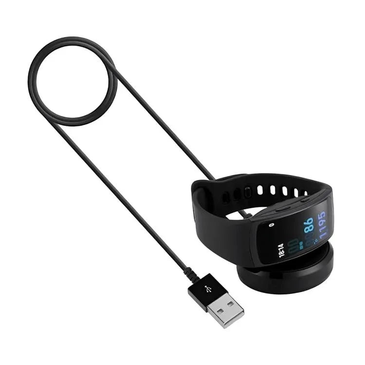 xDfind USB 인터페이스 스마트 워치 TPE 무선 충전 베이스, 삼성 기어 핏2 / 핏2 프로용