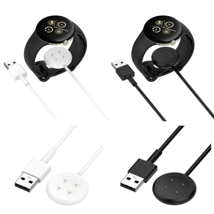 구글 픽셀 워치 3 / 워치 2 xDfind 스마트 워치 충전 케이블, 길이: 1m, USB 포트, USB-C / 타입-C 포트