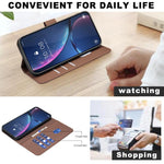 기하학 패턴 RFID 가죽 휴대폰 케이스, iPhone 6 / 7 / 8 / SE용, iPhone 13 Pro Max용, iPhone 13 Pro용, iPhone 12 / 12 Pro용, iPhone 12 Pro Max용, iPhone 11 Pro Max용, iPhone 11용, iPhone 11 Pro용