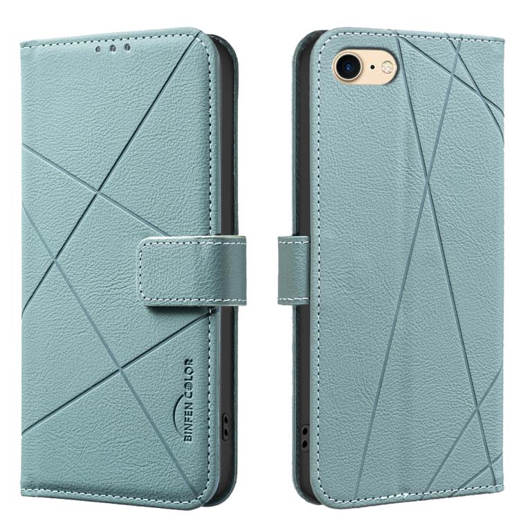 기하학 패턴 RFID 가죽 휴대폰 케이스, iPhone 6 / 7 / 8 / SE용, iPhone 13 Pro Max용, iPhone 13 Pro용, iPhone 12 / 12 Pro용, iPhone 12 Pro Max용, iPhone 11 Pro Max용, iPhone 11용, iPhone 11 Pro용