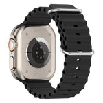 xDfind 오션 실리콘 시계줄, Apple Watch 46mm / 49mm / 45mm / 44mm용, Apple Watch 42mm / 41mm / 40mm / 38mm용