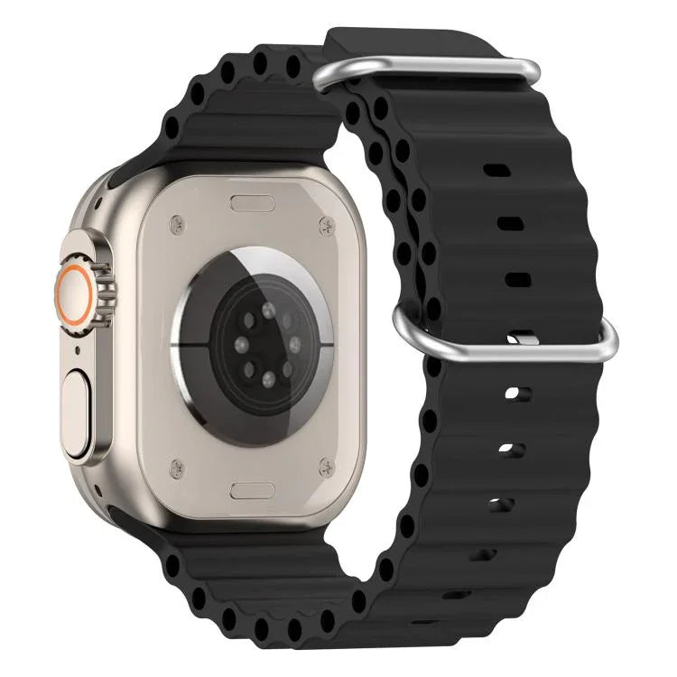 xDfind 오션 실리콘 시계줄, Apple Watch 46mm / 49mm / 45mm / 44mm용, Apple Watch 42mm / 41mm / 40mm / 38mm용