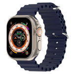 xDfind 오션 실리콘 시계줄, Apple Watch 46mm / 49mm / 45mm / 44mm용, Apple Watch 42mm / 41mm / 40mm / 38mm용