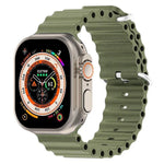 xDfind 오션 실리콘 시계줄, Apple Watch 46mm / 49mm / 45mm / 44mm용, Apple Watch 42mm / 41mm / 40mm / 38mm용