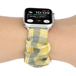 JK 유니폼 스타일 천 + 스테인리스 스틸 시계줄, Apple Watch 시리즈 7 45mm / 6 & SE & 5 & 4 44mm / 3 & 2 & 1 42mm용, Apple Watch 시리즈 7 41mm / 6 & SE & 5 & 4 40mm / 3 & 2 & 1 38mm용