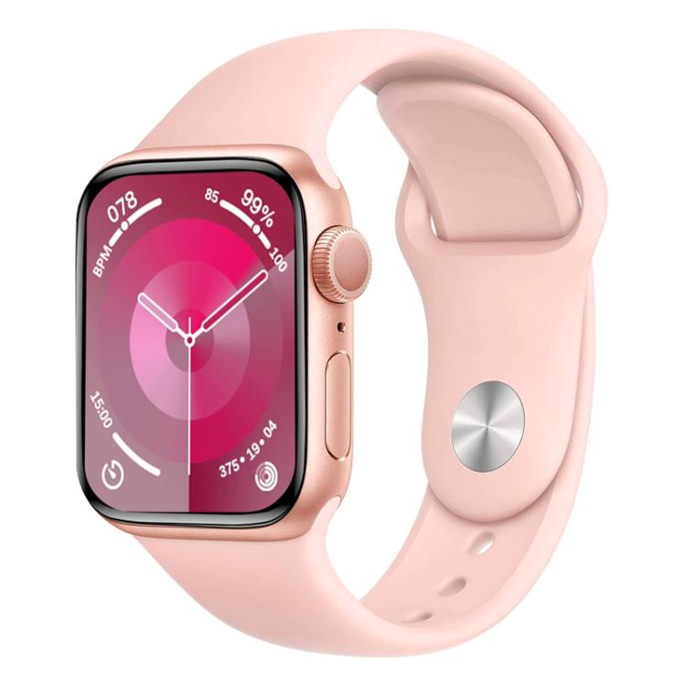xDfind 단색 실리콘 스포츠 시계줄, Apple Watch 46mm / 49mm / 45mm / 44mm용, Apple Watch 42mm / 41mm / 40mm / 38mm용