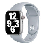 xDfind 단색 실리콘 스포츠 시계줄, Apple Watch 46mm / 49mm / 45mm / 44mm용, Apple Watch 42mm / 41mm / 40mm / 38mm용
