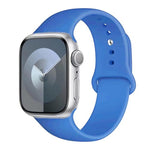 xDfind 단색 실리콘 스포츠 시계줄, Apple Watch 46mm / 49mm / 45mm / 44mm용, Apple Watch 42mm / 41mm / 40mm / 38mm용