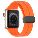 xDfind 단색 마그네틱 버클 실리콘 시계줄, Apple Watch 46mm / 49mm / 45mm / 44mm용, Apple Watch 42mm / 41mm / 40mm / 38mm용
