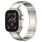 원 비즈 순 티타늄 버클 시계줄, Apple Watch 46mm / 49mm / 45mm / 44mm용, Apple Watch 42mm / 41mm / 40mm / 38mm용