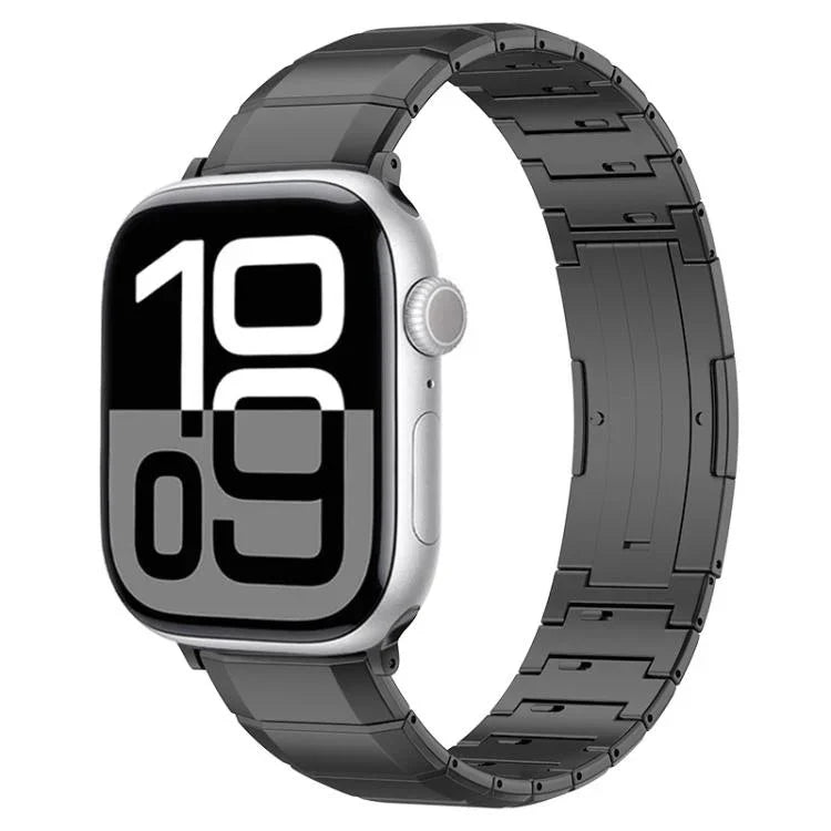 원 비즈 순 티타늄 버클 시계줄, Apple Watch 46mm / 49mm / 45mm / 44mm용, Apple Watch 42mm / 41mm / 40mm / 38mm용