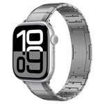 원 비즈 순 티타늄 버클 시계줄, Apple Watch 46mm / 49mm / 45mm / 44mm용, Apple Watch 42mm / 41mm / 40mm / 38mm용