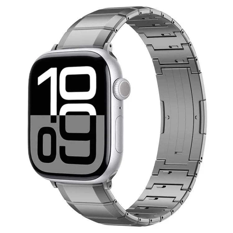 원 비즈 순 티타늄 버클 시계줄, Apple Watch 46mm / 49mm / 45mm / 44mm용, Apple Watch 42mm / 41mm / 40mm / 38mm용