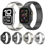 원 비즈 순 티타늄 버클 시계줄, Apple Watch 46mm / 49mm / 45mm / 44mm용, Apple Watch 42mm / 41mm / 40mm / 38mm용