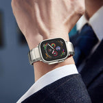 원 비즈 순 티타늄 버클 시계줄, Apple Watch 46mm / 49mm / 45mm / 44mm용, Apple Watch 42mm / 41mm / 40mm / 38mm용