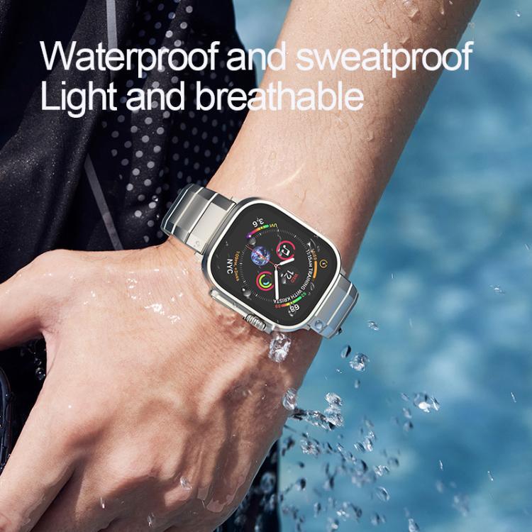 원 비즈 순 티타늄 버클 시계줄, Apple Watch 46mm / 49mm / 45mm / 44mm용, Apple Watch 42mm / 41mm / 40mm / 38mm용