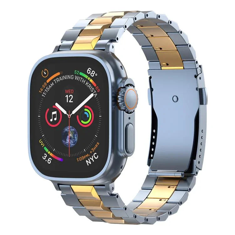 T자형 거북이 버클 분리형 티타늄 시계줄, 애플 워치 46mm / 49mm / 45mm / 44mm용, 애플 워치 42mm / 41mm / 40mm / 38mm용