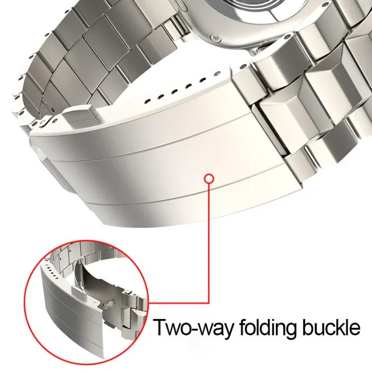 T자형 거북이 버클 분리형 티타늄 시계줄, 애플 워치 46mm / 49mm / 45mm / 44mm용, 애플 워치 42mm / 41mm / 40mm / 38mm용