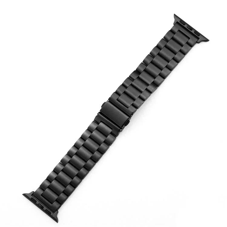 xDfind 쓰리 비즈 폴드 버클 스테인리스 스틸 시계줄, Apple Watch 46mm / 49mm / 45mm / 44mm용, Apple Watch 42mm / 41mm / 40mm / 38mm용