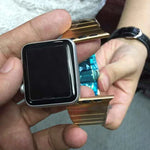 xDfind 원 비즈 스테인리스 스틸 시계줄, Apple Watch 46mm / 49mm / 45mm / 44mm용, Apple Watch 42mm / 41mm / 40mm / 38mm용