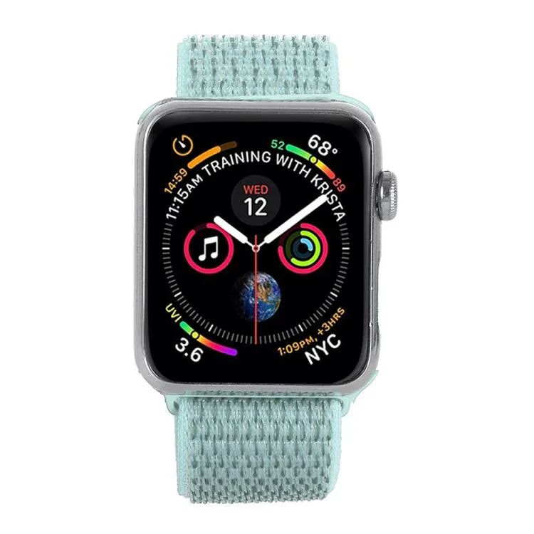 xDfind 나일론 루프 후크 앤 루프 패스너 시계줄, Apple Watch 42mm / 41mm / 40mm / 38mm용