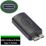 USB3.0 Mobile Hard Drive Computer Adapter, Type-C Female to Micro USB Male