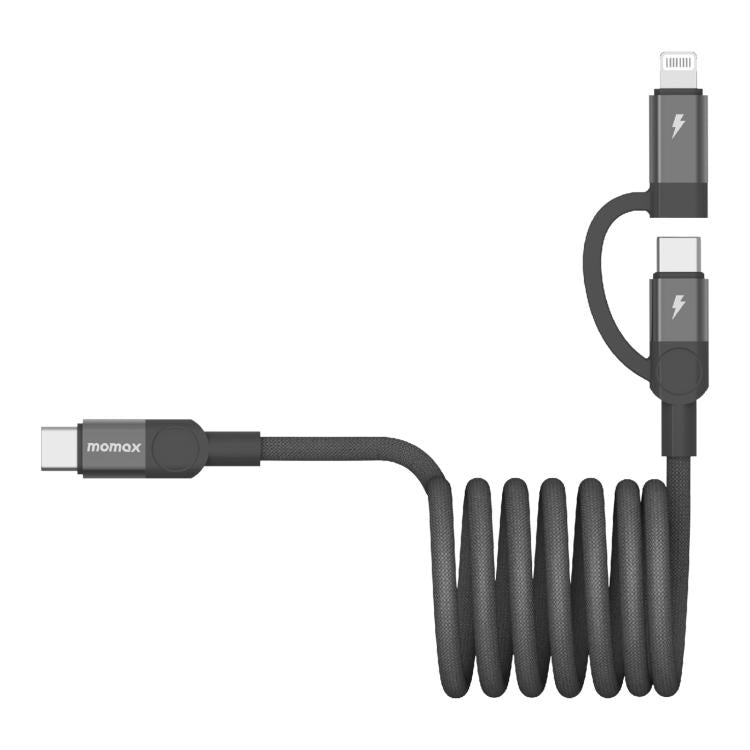Momax Mag.Link Duo 자석 60W USB-C / Type-C to USB-C / Type-C / 8핀 데이터 케이블, DC58 1m, DL58 60W 1m