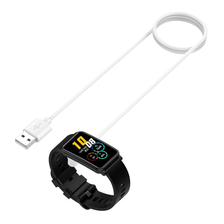 For Huawei Band 10 / 9 / 8 / Watch Fit3 xDfind USB Port Magnetic Charging Cable, Length: 1m, USB Port (White), USB Port (Black)