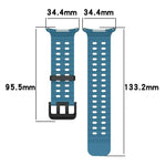 xDfind 오션 홀 듀얼 버클 실리콘 시계 밴드, 삼성 갤럭시 워치 울트라 47mm / 울트라 2025용